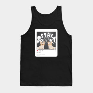 Spooky Doggo, It's Halloween! Tank Top